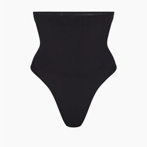 SKIMS Seamless Sculpt High-Waisted Thong 3XL‎ NWOT Onyx Shapewear